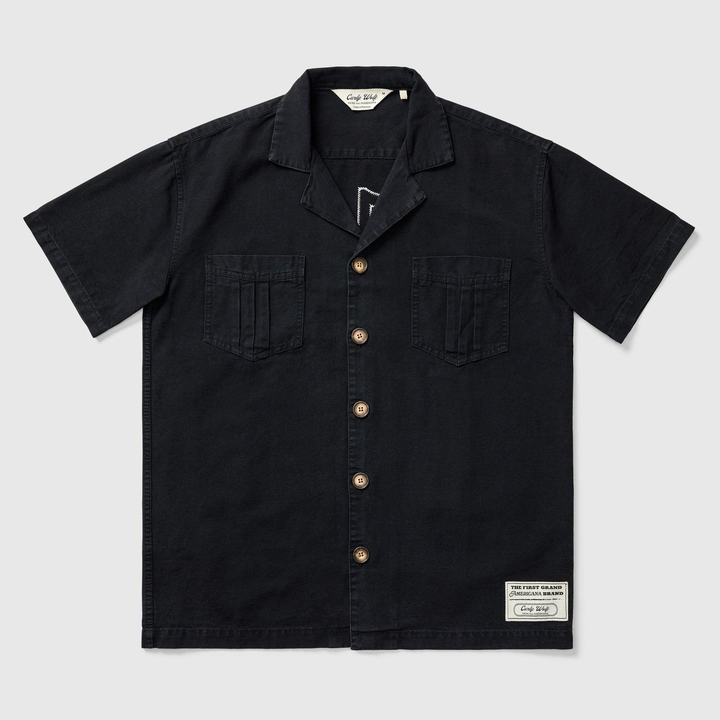 1 OF ONE CAMP SHIRT (BLACK)