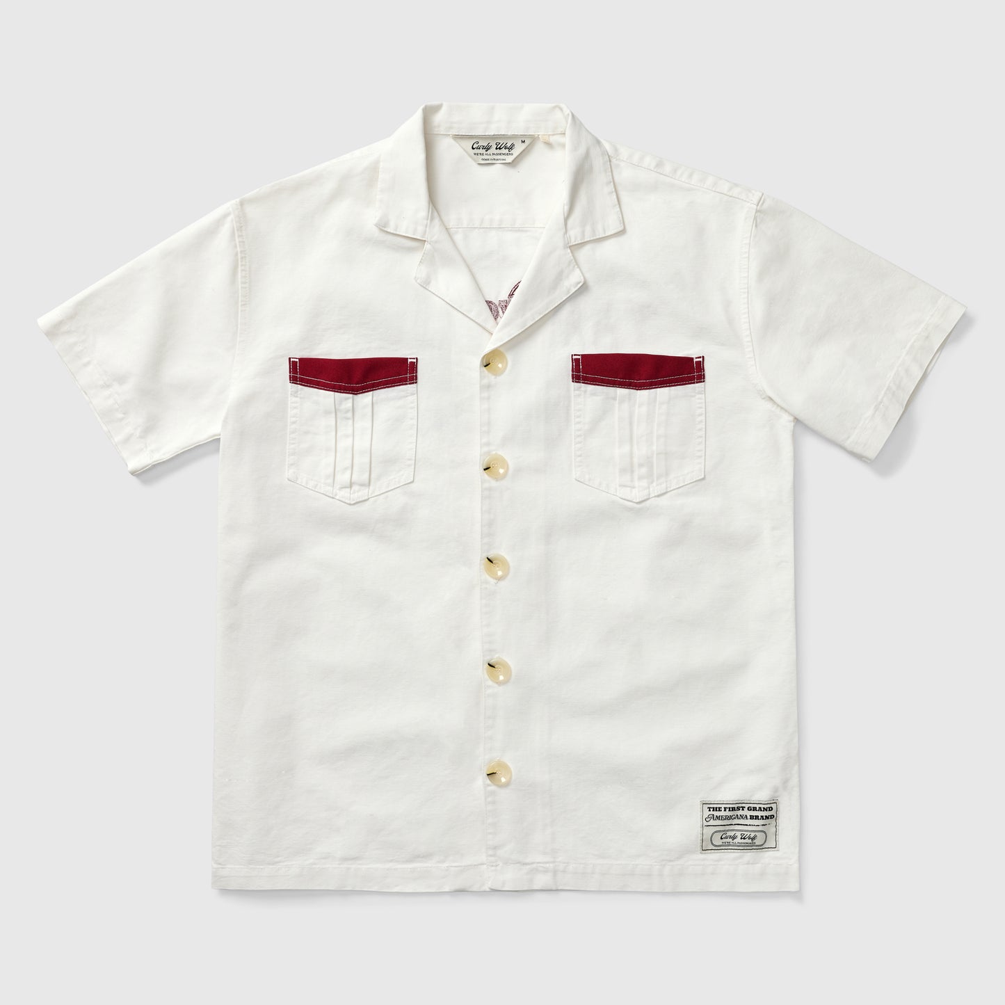12th MAN CAMP SHIRT (WHITE)
